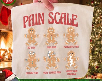 Grappige peperkoekmannetje, cadeau verpleegkundige arts, pijnschaal png, kerstcadeau verpleegkundige cadeau, grappige verpleegkundige png