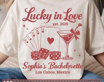 Tur i kärlek Bachelorette PNG: Las Vegas Casino-tema (digital nedladdning)