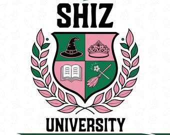 Universidad Shiz PNG SVG, Sudadera de la Universidad Shiz de Wizard, Varita mágica de escoba Wicked Defy Gravity, El mejor merchandising de Wicked para amantes de la película