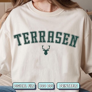 Terrasen PNG SVG, Throne of Glass Book Lover Design, Terrasen The Thirteen PNG, Gift For Book Lover, terrasen Embroidered
