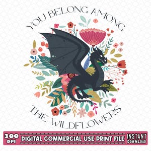アブラクソスの花 PNG、ガラスの玉座のドラゴンアート、アブラクソスワイバーンのインスタントダウンロード、マノン・ブラックビークのガラスの玉座 PNG