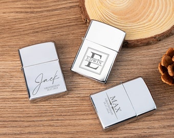 Custom Lighter Case Bachelor Party Groomsmen Gift, Personalized Lighter Case Monogram, Cigar Lighter Case Gifts for Him for Dad Husband