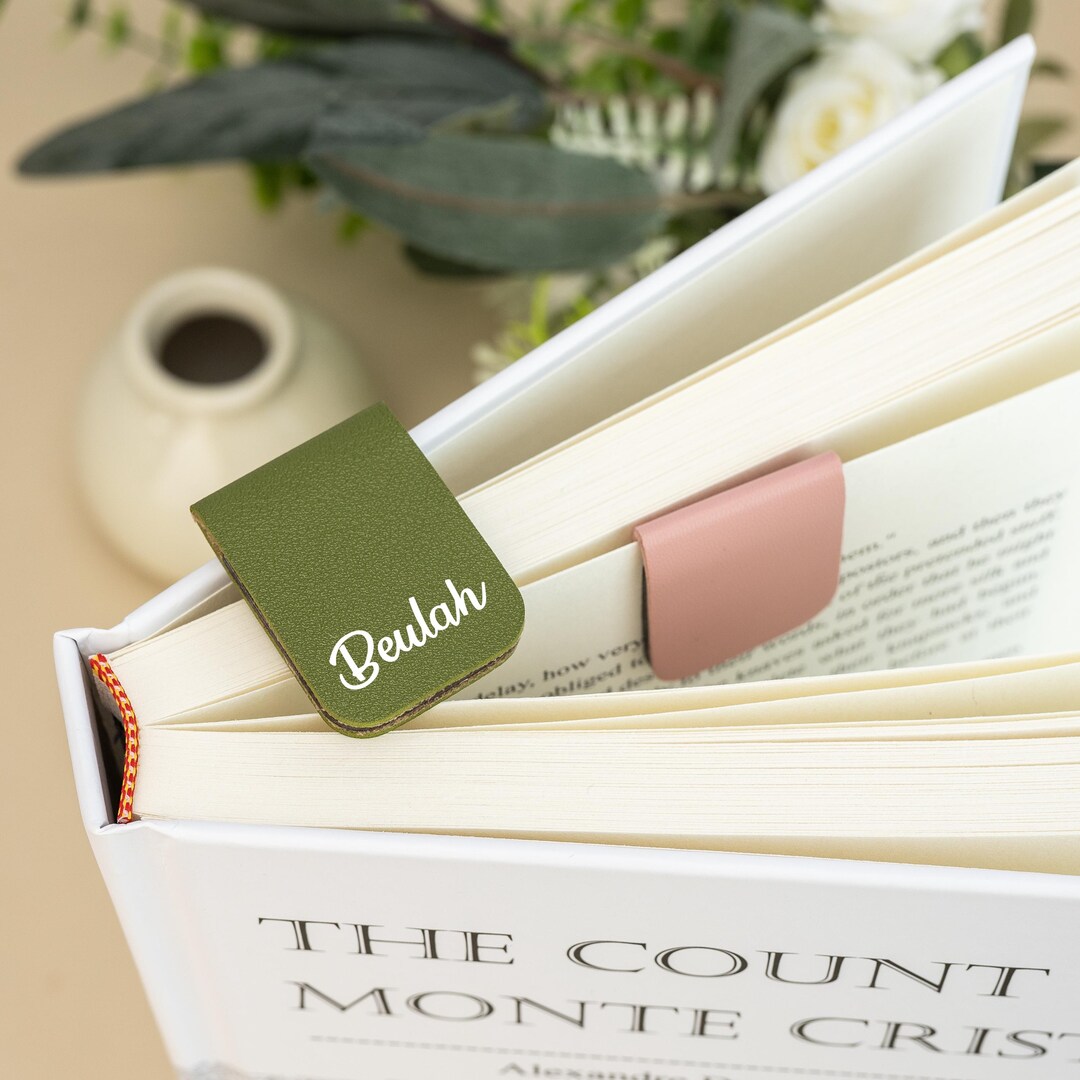 Personalized Magnetic Bookmark,custom Gift for Him & Her,minimalist ...
