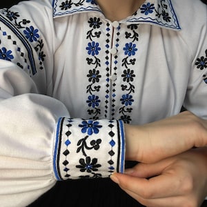 Ukrainian blouse vyshyvanka , peasant blouse,Ukrainian style,embroidered shirt ethnic style Ukrainian clothing , Vyshyvanka women's Volyn
