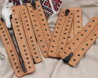 Tactical Military Boots camel Genuine leather Zipper YKK zip metallic lace 8-10-12 holes Combat Boots, Work Hiking Boots, Motorcycle