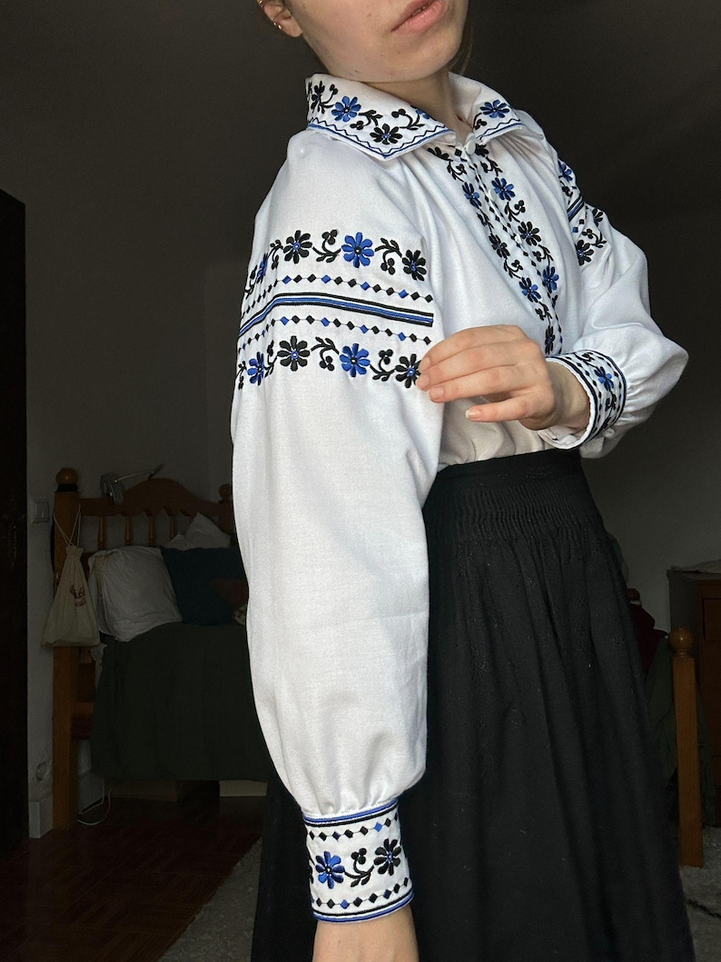 Ukrainian blouse vyshyvanka , peasant blouse,Ukrainian style,embroidered shirt ethnic style Ukrainian clothing , Vyshyvanka women's Volyn