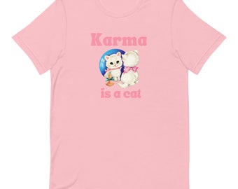 Karma is That Cat short sleeve t-shirt