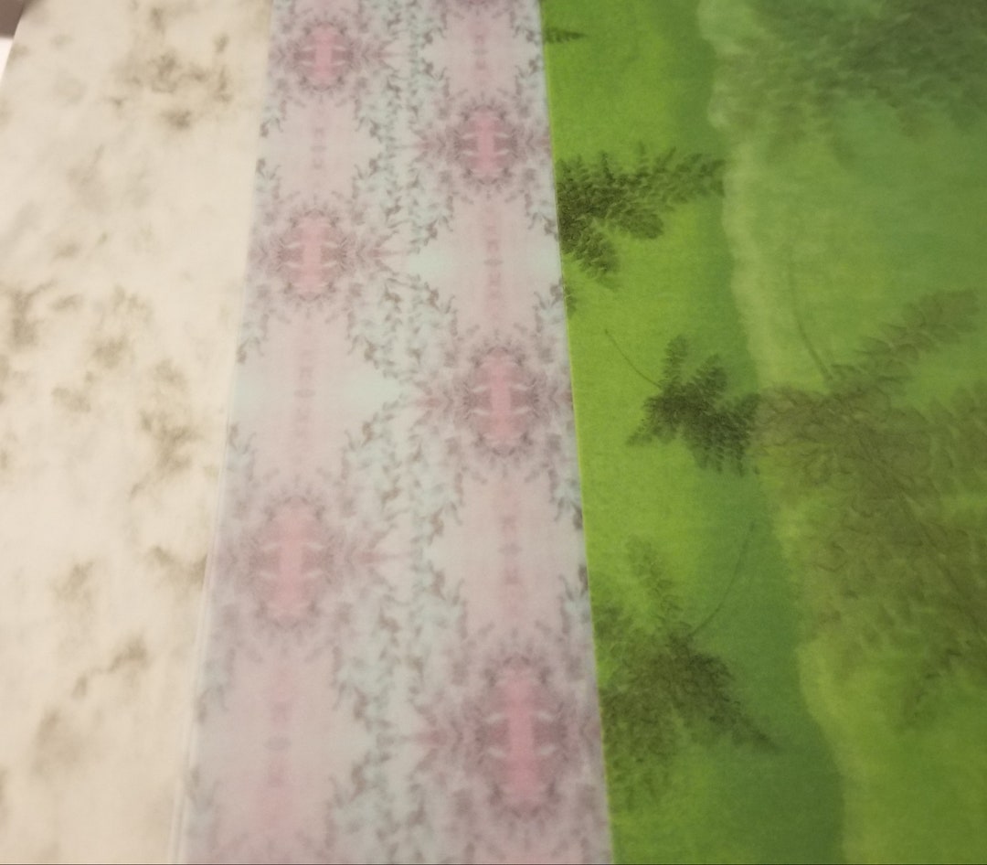 8.5x11 Inch Vellum Pack 10 Sheets Choose Your Pattern Etsy