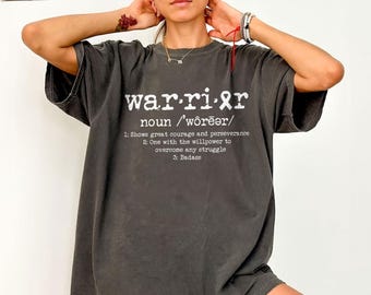 Camiseta "Guerreiro contra o Câncer de Pulmão" - Camiseta Vintage para Sobreviventes de Câncer de Pulmão, Presente para Sobreviventes de Câncer de Pulmão, Camiseta com Laço Branco