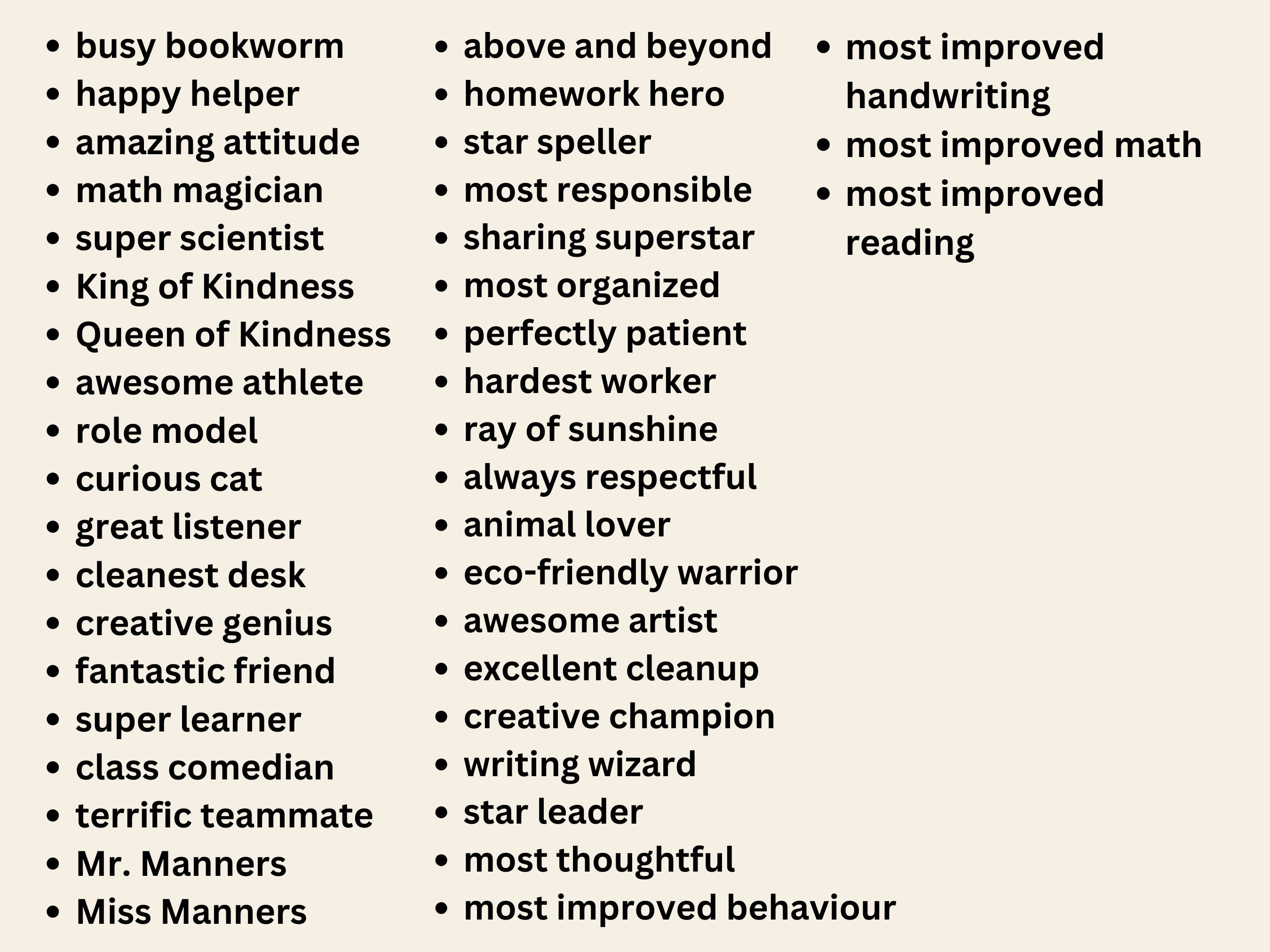 Aesthetic Printable Classroom Awards for School Students Etsy