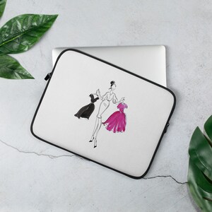 I&#39;ll Take Both! Printed Laptop Sleeve - Modern Mac/Ipad Sleeves - Beautiful Laptops Clutch - Unique Macbook Accessories - Gift for Him/Her