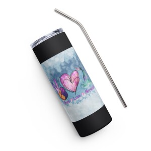 Peace Love Mermaids Stainless Steel Tumbler