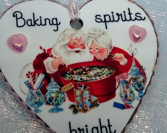 Baking Spirits Bright Christmas Ornament/Holiday/Gift For Her/Gift For Him/Gift For Them