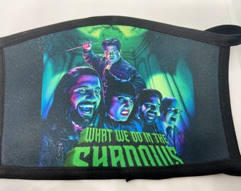 What We Do In The Shadows Adult Double Sided Face Mask/TV show/Vampires/Covid/Gift/Goft For them