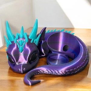 Cute Dragon HomePod Mini Stand - 3D Printed Tech Accessory