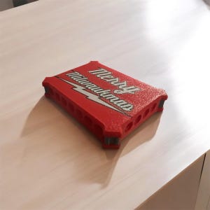 Tirelire Joyeux Noël imprimé en 3D - Porte-cartes cadeau original