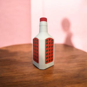 Already Made as seen in picture/ Annoying Puzzle Liquor Bottle - Unique 3D Printed Gift for Puzzle Lovers