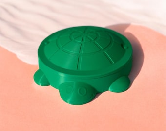 Miniature Zen/Sandbox Turtle Sculpture - 3D Printed Sandbox Decoration