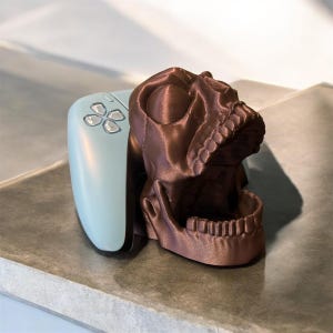 Screaming skull controller holder