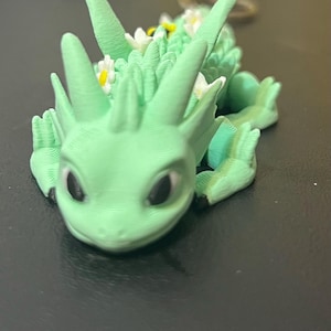 Small Dragon Keychain - Miniature Baby Dragon Charm