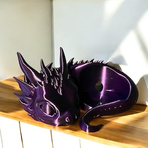 Lying Baby Dragon Compatible with Echo Pop/ 3d printed/ Home decor
