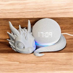 3D Printed Baby Dragon Echo Dot 5 Holder - Cute Nursery Decor
