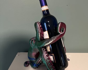 Bordeaux the octopus wine holder