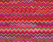 Kaffe Fassett Fabric Zig Zag in WARM RED Brandon Mably Fabric PWBM043 Cotton Quilting Fabric By Half Yard and more