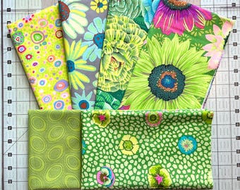 Kaffe Fassett Collective Fabric 6 Fat Quarter Bundle Quilting Bundle Cotton Quilting Fabric Kaffe Fat Quarters