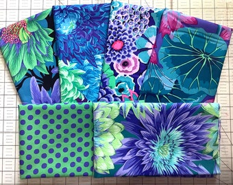 Kaffe Fassett Collective Fabric 6 Fat Quarter Bundle Quilting Bundle Cotton Quilting Fabric Kaffe Fat Quarters