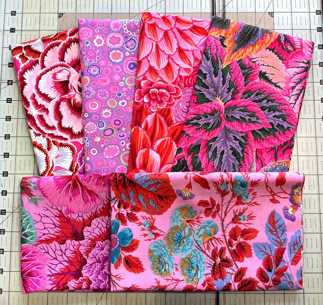Kaffe Fassett Collective Fabric 6 Fat Quarter Bundle Quilting Bundle ...
