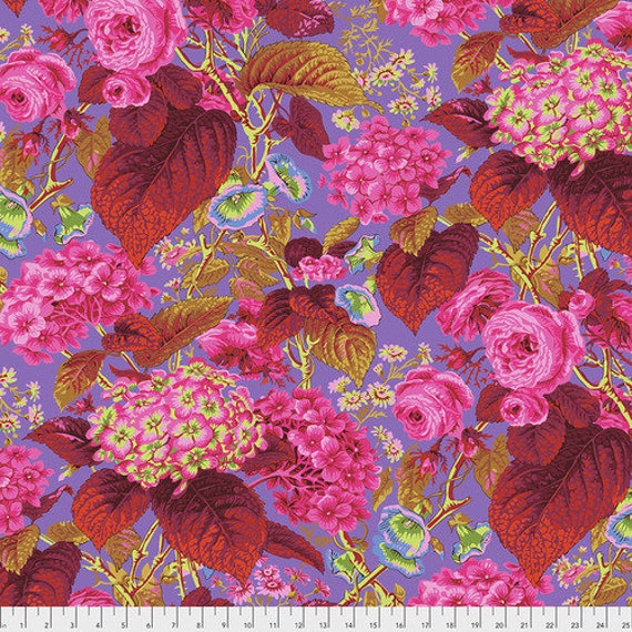Gratuit Images Rose And Hydrangea Hot Pwpj097 Philip Jacobs Fabric Kaffe Etsy dernière salutations