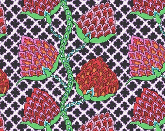 NEW! Paisley Flower in Contrast PWGP200 Kaffe Fassett Fabric Cotton Quilting Fabric By The Half Yard Kaffe 2024