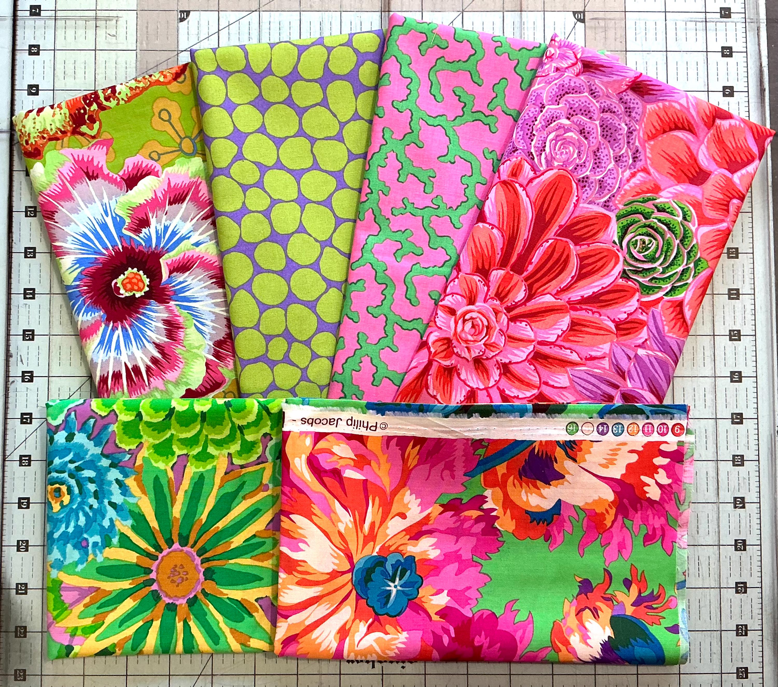 6 Fat Quarter Bundle Kaffe Fassett Collective Fabric Quilting Bundle Cotton Quilting Fabric Kaffe Fat Quarters
