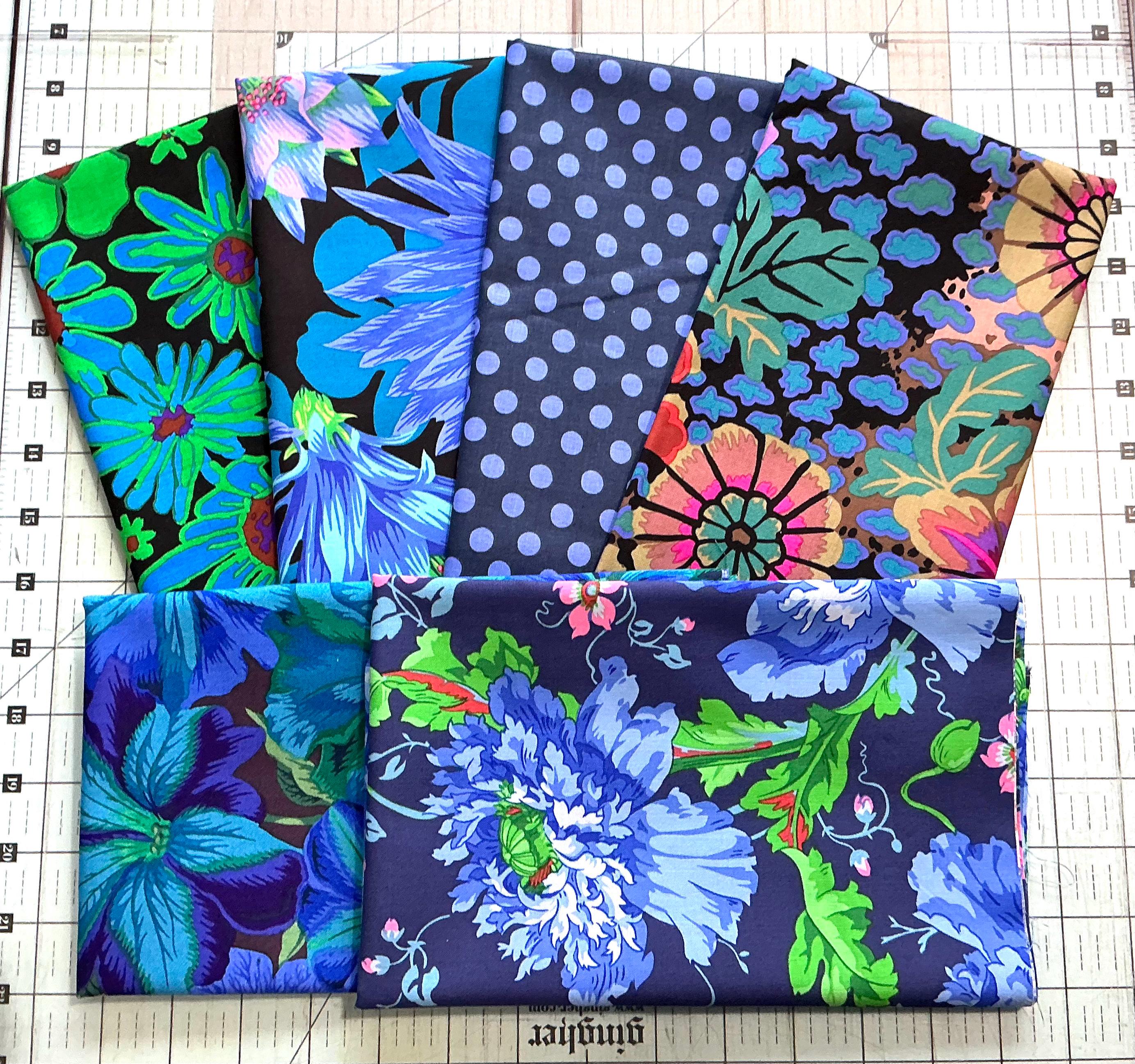 Kaffe Fassett Collective Fabric 6 Fat Quarter Bundle Quilting Bundle Cotton Quilting Fabric Kaffe Fat Quarters