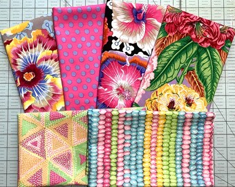 Kaffe Fassett Collective Fabric 6 Fat Quarter Bundle Quilting Bundle Cotton Quilting Fabric Kaffe Fat Quarters