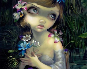 Portrait d'Ophélie - Impression d'art 20 x 10 po.