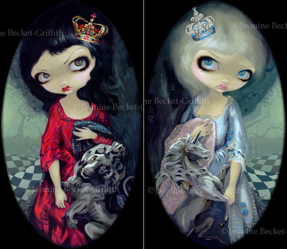 Voodoo In Blue by Jasmine Becket-Griffith Gothic Poster 11x14 FAIRY ART PRINT