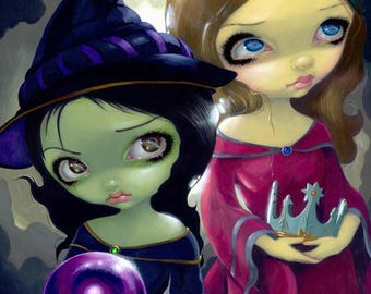 La méchante sorcière et Glinda - Impression d'art 20 x 10 po.