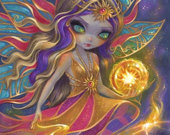 Solara Sunflare - Impression d'art 20 x 10 po.