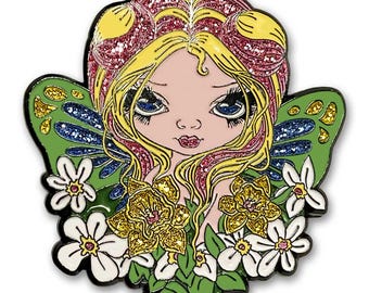 Épingle de collection Un peu de printemps en émail - Jasmine Becket-Griffith