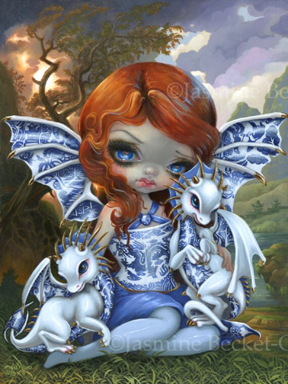 Jasmine Becket-Griffith art BIG print Monarch faerie butterfly queen fairy