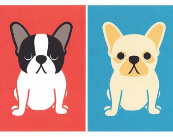 French Bulldog Graphic Dog Print