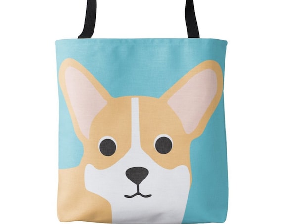 Corgi Dog Tote Bag