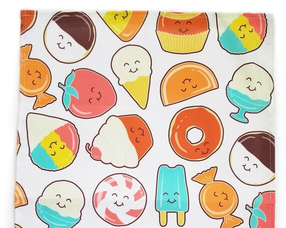 Happy Sweets Linen Cotton Tea Towel