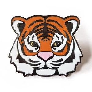 Tiger Hard Enamel Lapel Art Pin image 6