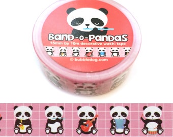 Band o' Pandas Decorative Washi Tape Roll