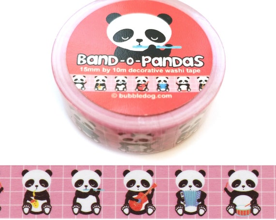 Band o' Pandas Decorative Washi Tape Roll
