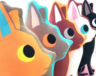 Kitty Cat Plush Pillow