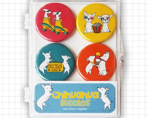 Chihuahua Buddies Magnet Set
